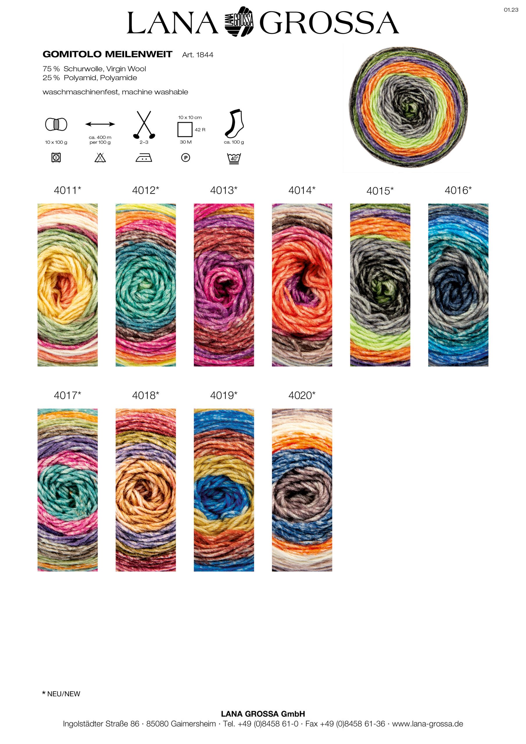 Lana Grossa GOMITOLO MEILENWEIT