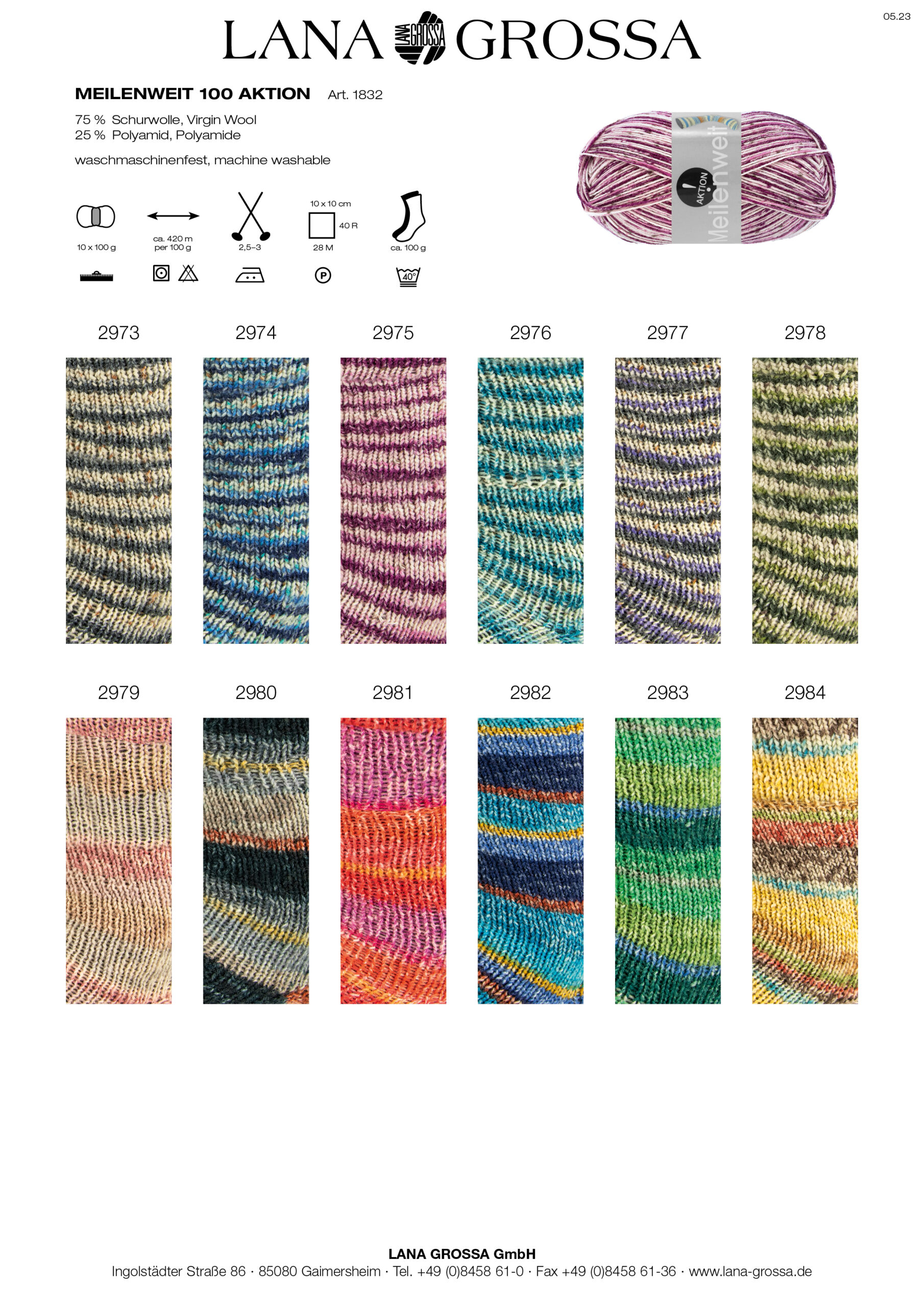 Lana Grossa MEILENWEIT 100 AKTION