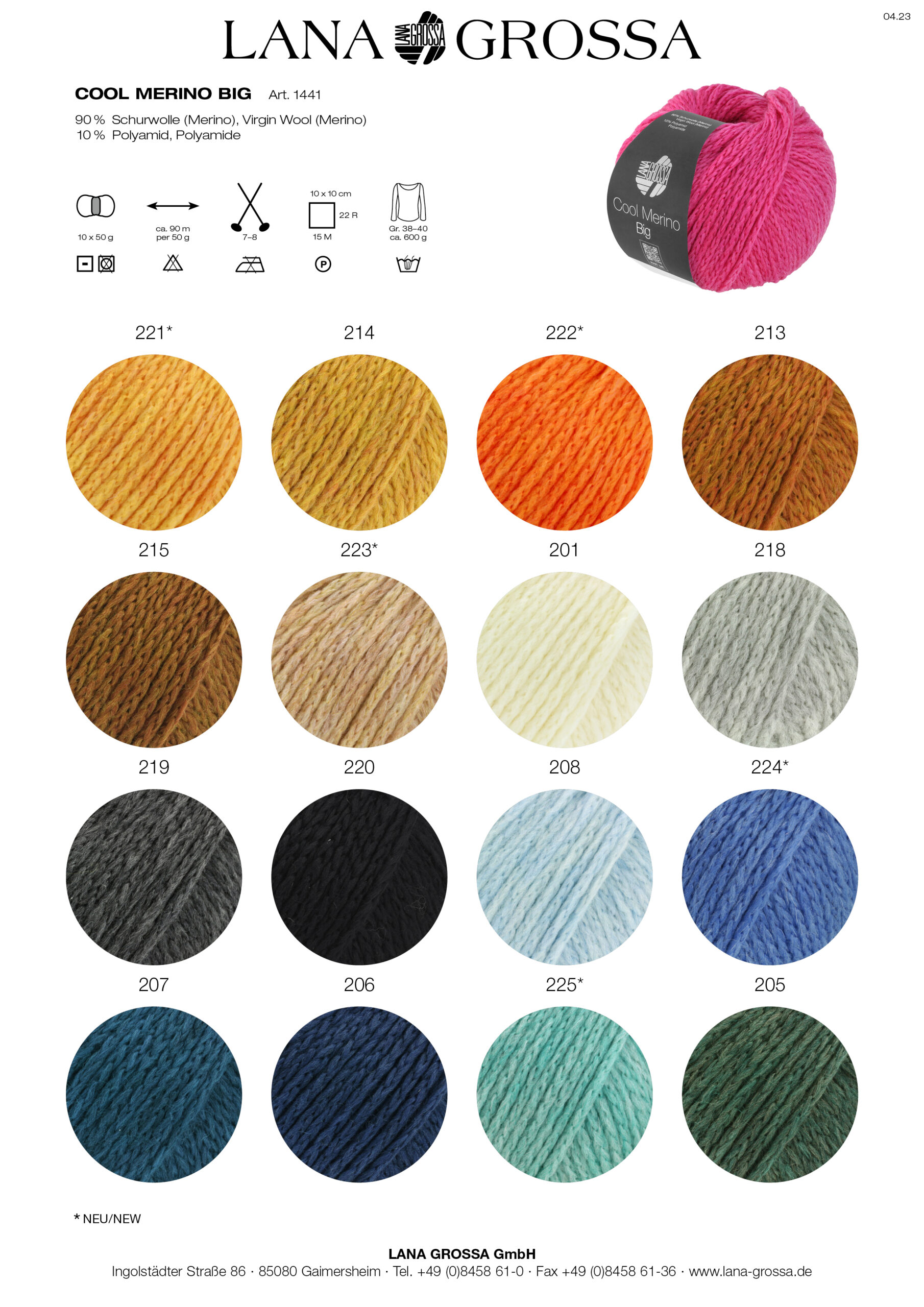 Lana Grossa COOL MERINO BIG