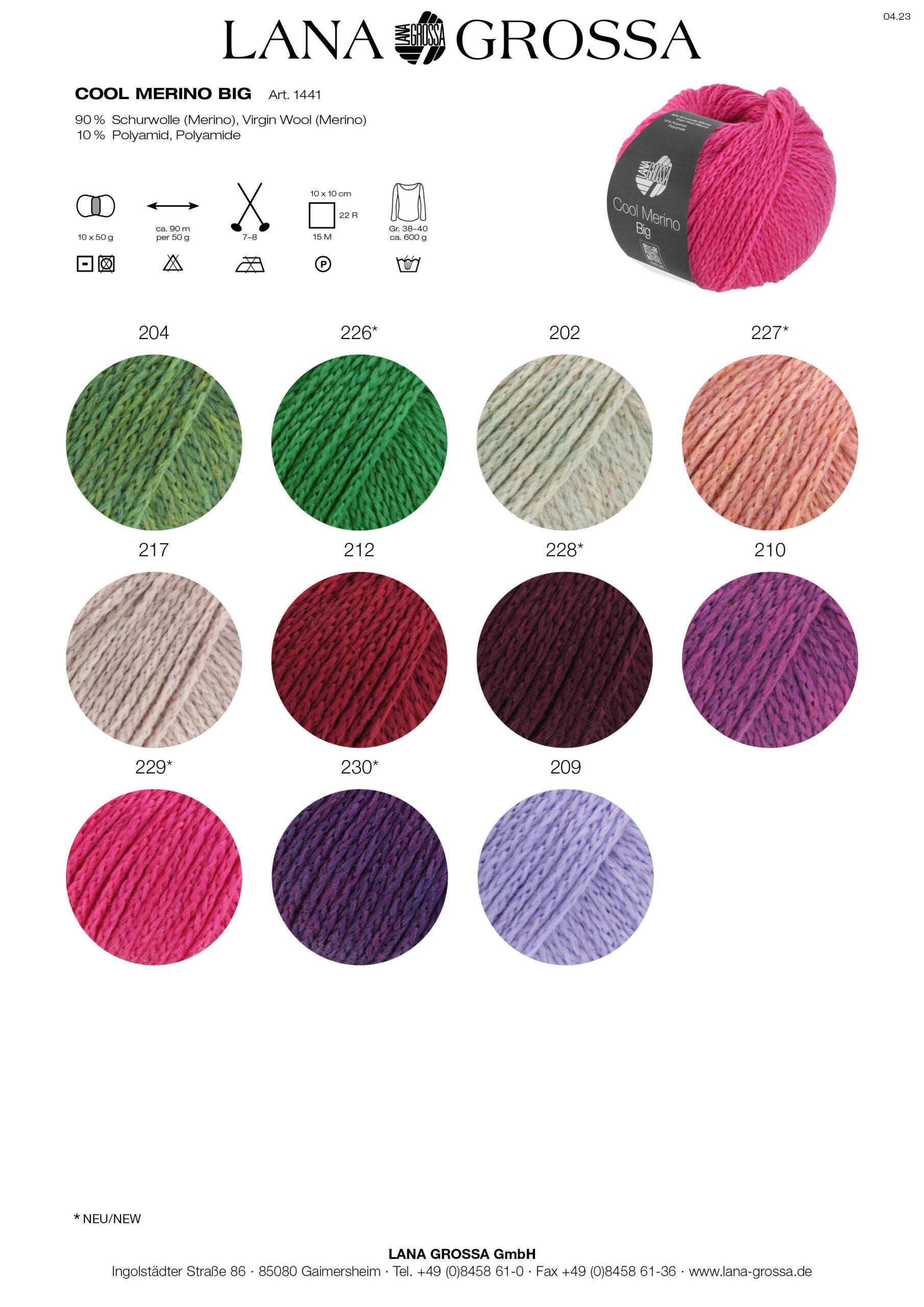 Lana Grossa COOL MERINO BIG