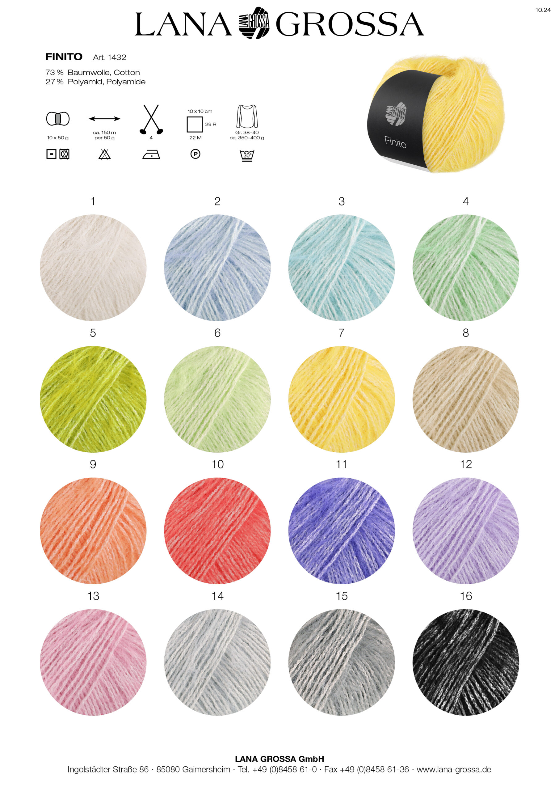LANA GROSSA Mode mit Wolle Handels- und Vertriebs GmbH FINITO