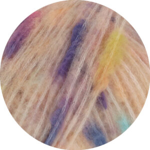 1 Pfirsich/Blau/Gelb/Orange/Flieder