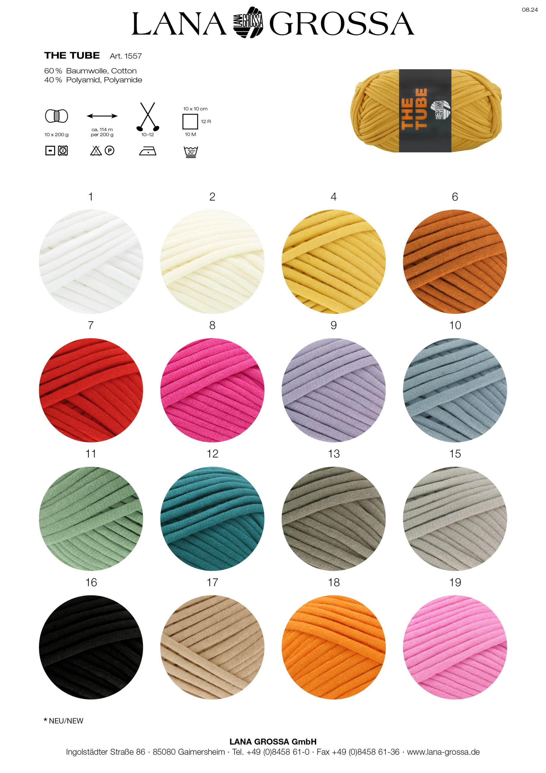 LANA GROSSA Mode mit Wolle Handels- und Vertriebs GmbH THE TUBE