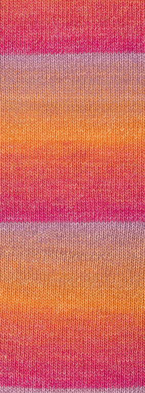 4032 Graulila/Pink/Tomatenrot/Orangegelb