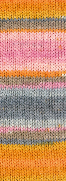 933 Orange/Safrangelb/Dunkelgrau/Beige/Rosa/ Hellgrau/Zartrosa/Pink Gestreift